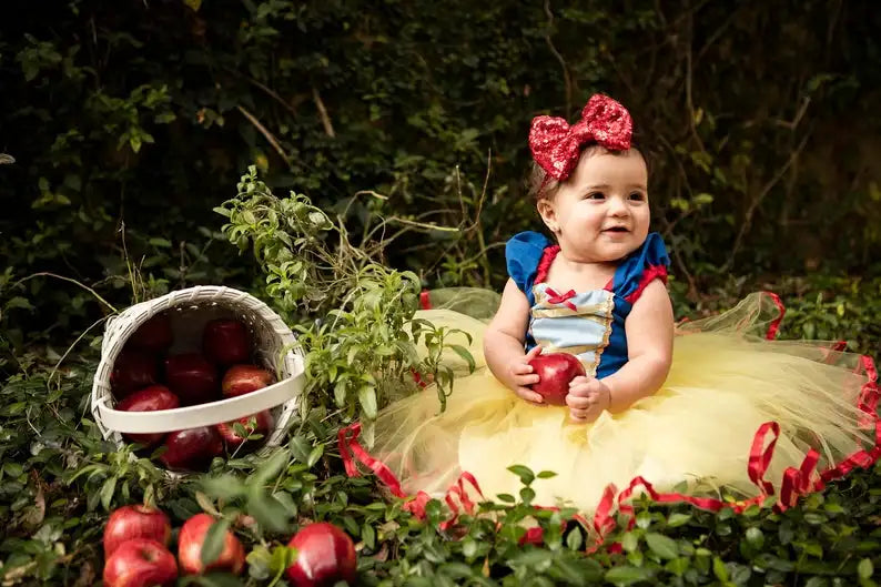 Snow White Girls Costume for Cosplay Baby Princess Dress