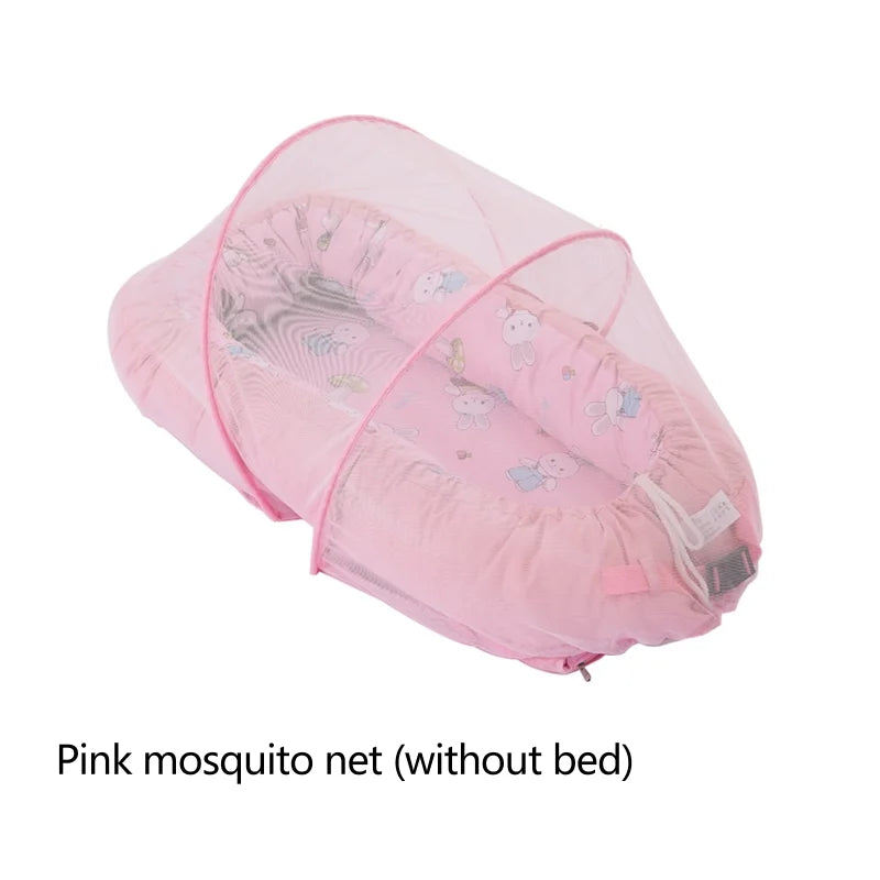 Baby Crib Foldable Infant Bed Mosquitoe Net
