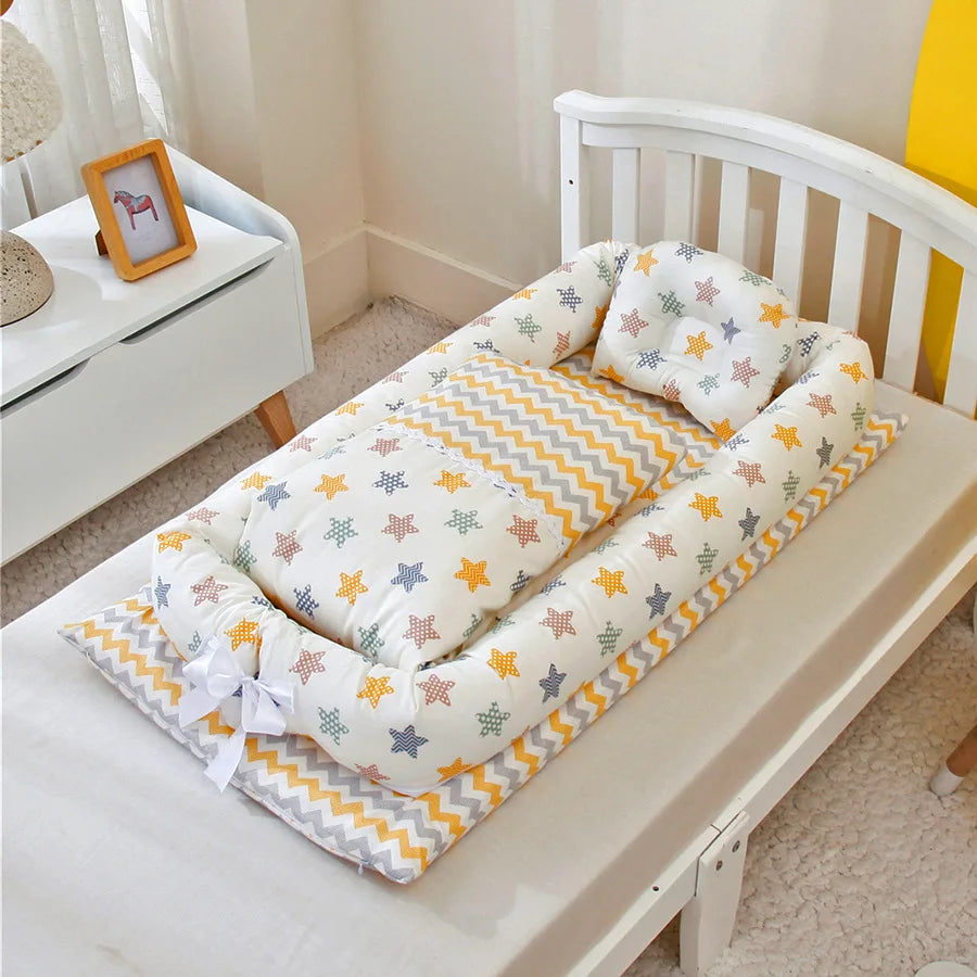 Infant Baby Nest Travel Bed Foldable Washable Newborn Mattress