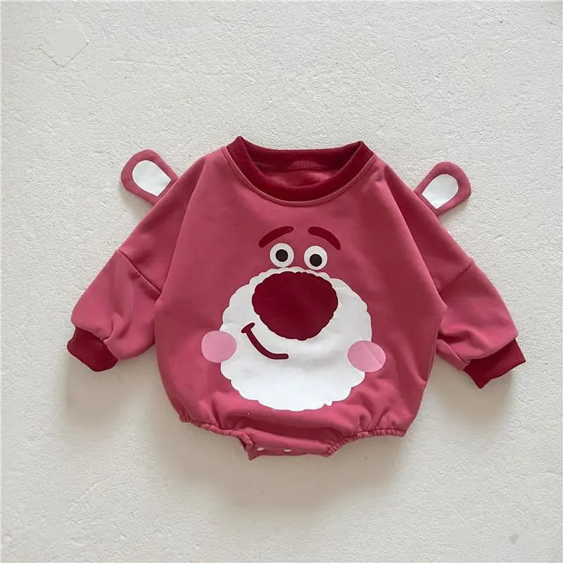 Bear Cute Baby Autumn Costume Cotton Disney Babies Bodysuits