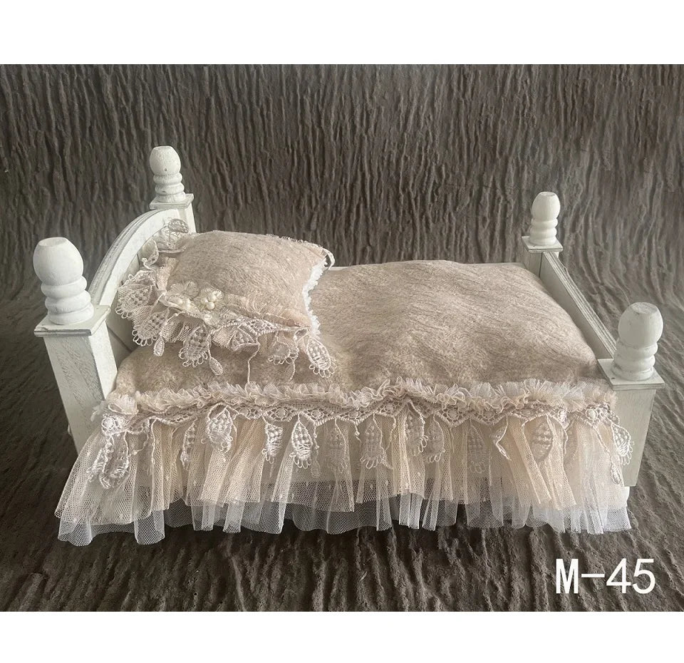 Newborn Photography Props Lace Retro Baby Mattress