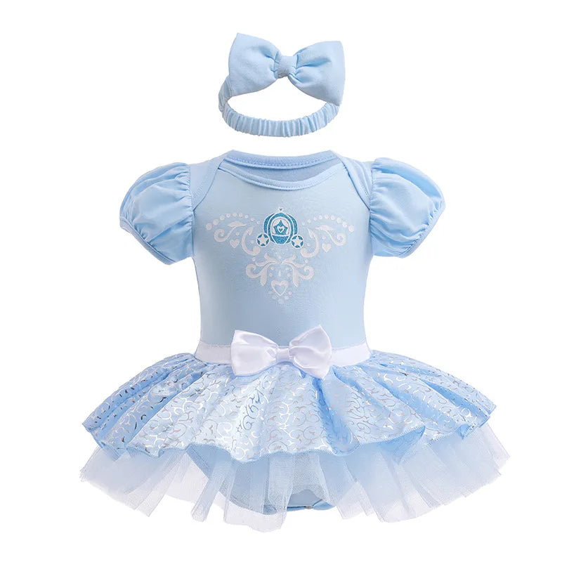Baby Disney Mermaid Snow White Elsa Cinderella Costume