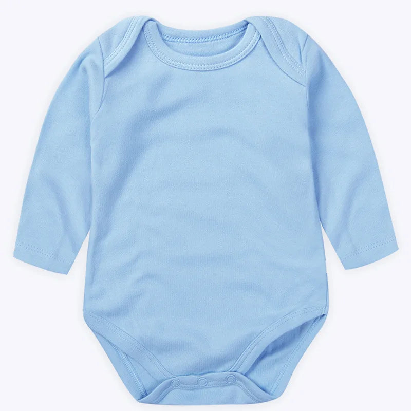 Baby Long Sleeve Bodysuits Newborn 100% Organice Cotton