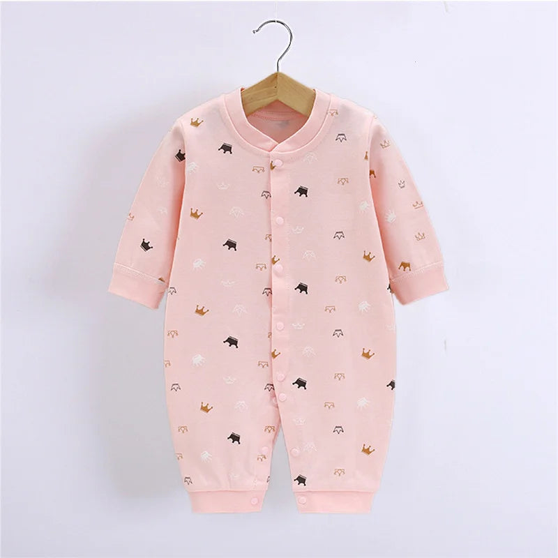 Baby Set 0-24M Neonatal Cartoon Breathable Bodysuit