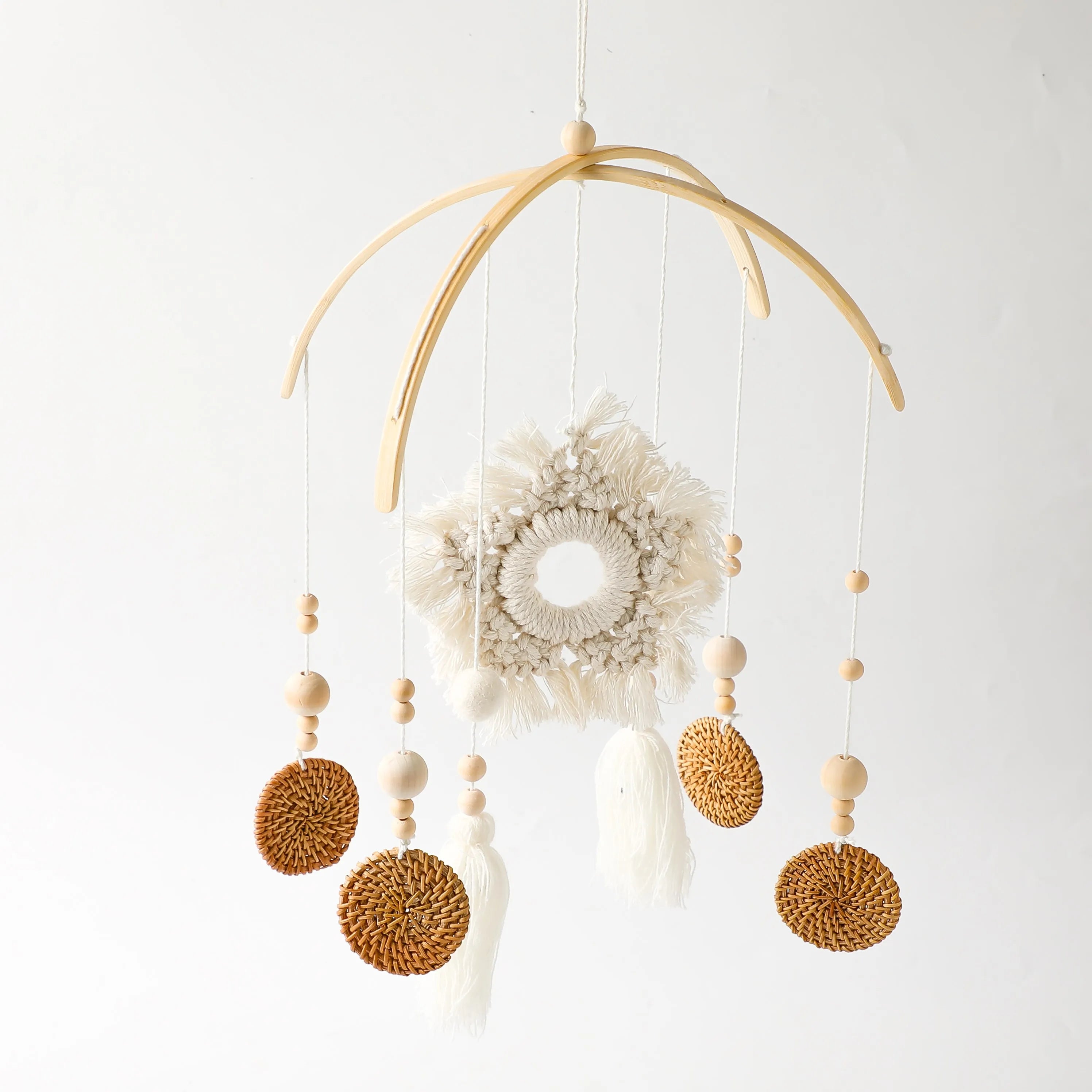 Baby Rattle Toy 0-12 Months Wooden Mobile On The Bed Newborn Music Box Bed Bell Hanging Toys Holder Bracket Infant Crib Boy Toys