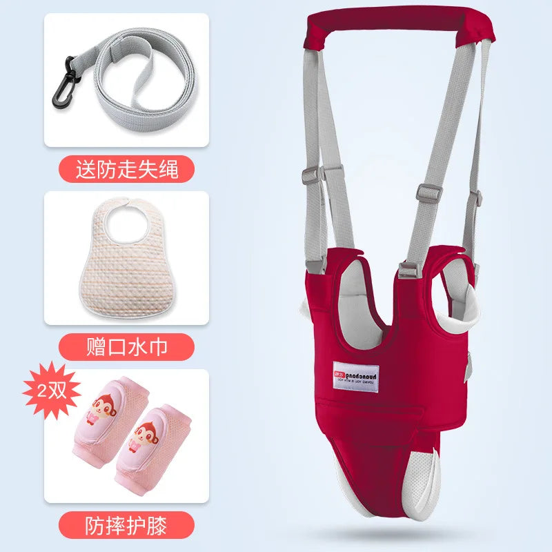 Baby Learning Walking Belt Baby Walker Toddler Rope Boy Girl Seat Walk Anti-fall Belt Baby Dual-use Child Traction Rope Artifact