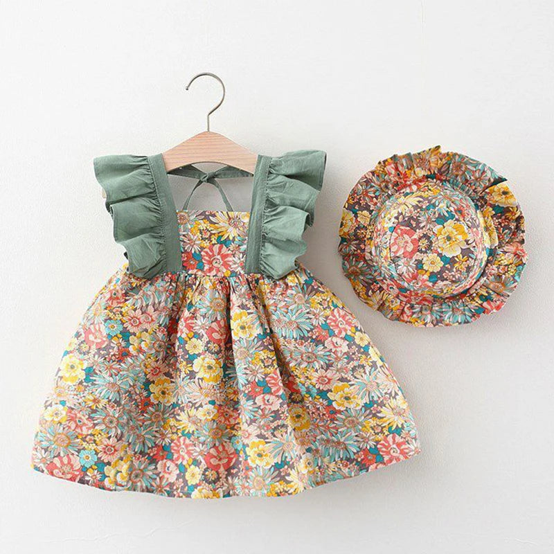 Baby Girls Dresses Summer Dress Newborn Toddler Children Clothes Kids Princess Party Fashion Outfit 1 2 3 Year Dresses Bow Dot