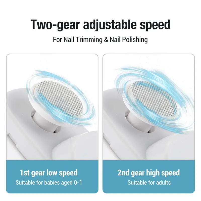 Electric Nail Clippers Baby Nails Care Supplies 3 In 1 Nail Clipper For Polishing Grinding Trimming  for Hotel Home