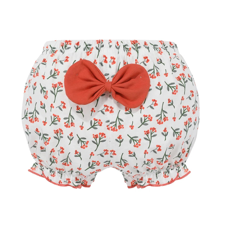 Clearance 100%Cotton Baby Underpants Kids Girl Infant Fashion Stripe Bow Panties For Children High-Quality Shorts Gifts