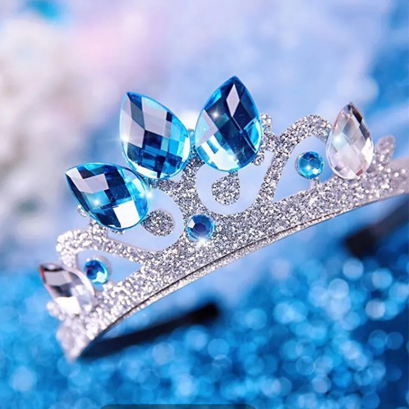 ZANLLOY Princess Crown Role-playing Baby Girl Toys Children Snowflake Crown Headband Gift Baby Hair Accessories