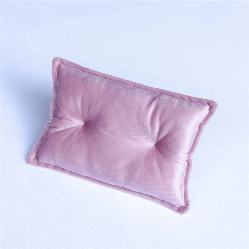 Baby Pillow Newborn  Photography Props Posing Velvet Poses Cushion  Mat  Photography Shooting  Accessories