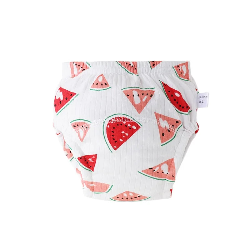 Baby Cotton Diapers Reusable Kids Training Pants Waterproof Underwear Boys Girls Washable Toilet Pants Nappy Changing Panties