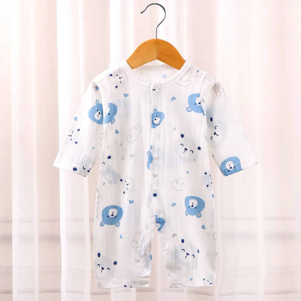 Baby Cotton Long-sleeved Sleepwear Clothing