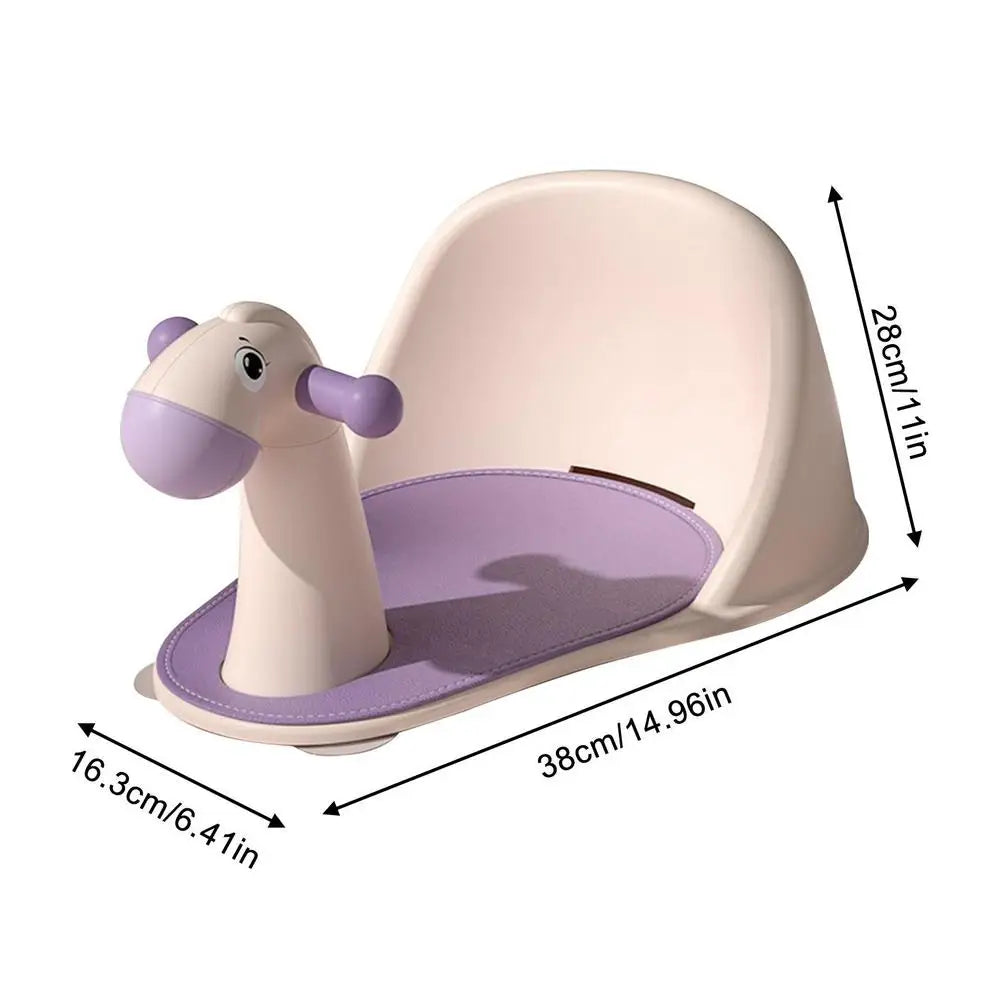 Baby Shower Chair Compact Baby Bath Seat With Ultra Strong Suction Cups Non-slip Padding Infant Seat Baby Bath Tub Supplies