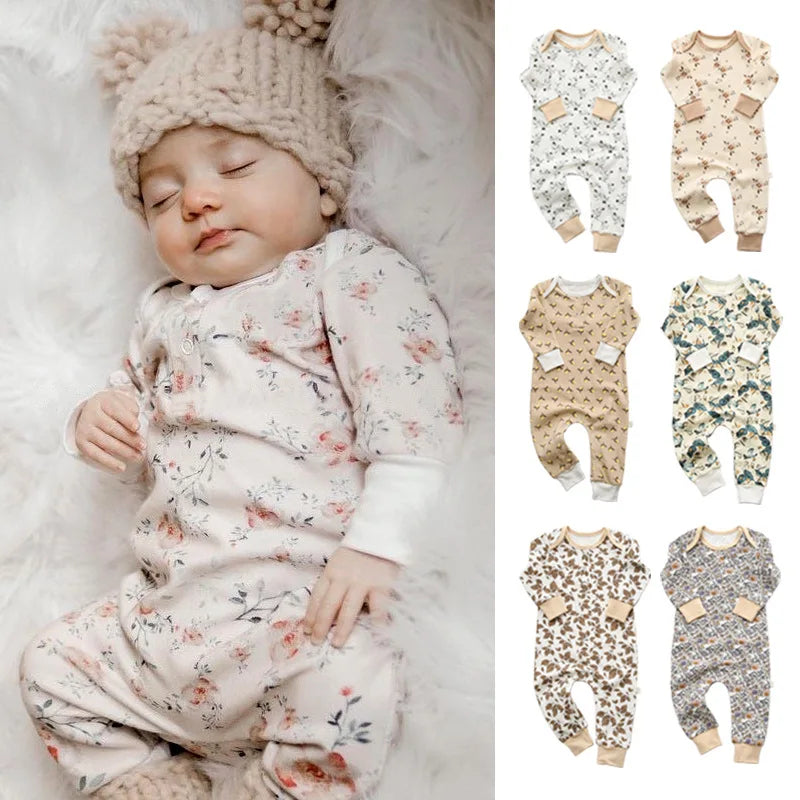 Nordic Style Cotton Comfortable Baby Autumn Bodysuit