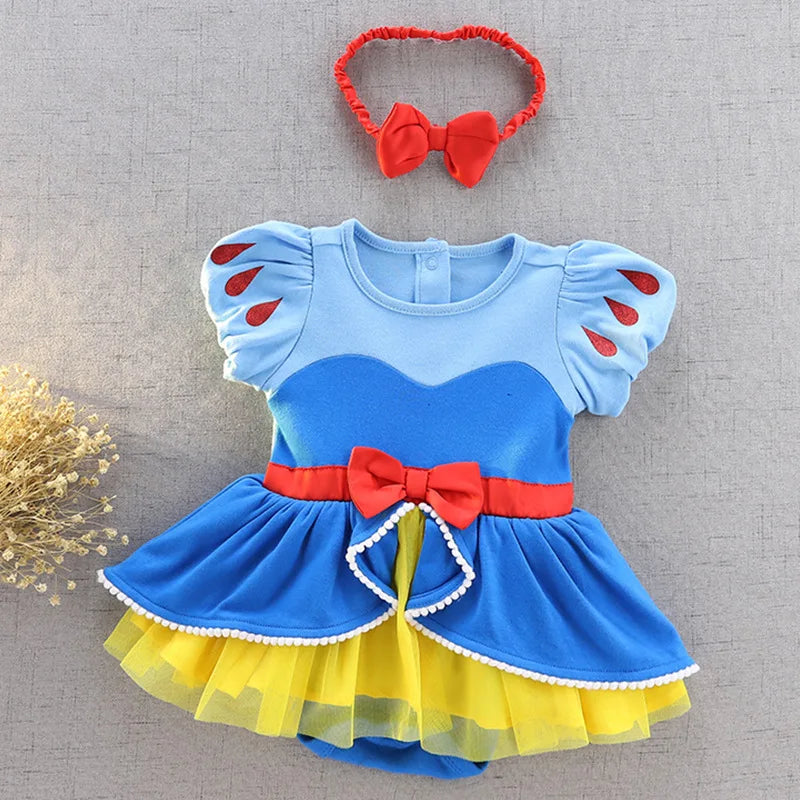 Baby Disney Mermaid Snow White Elsa Cinderella Costume