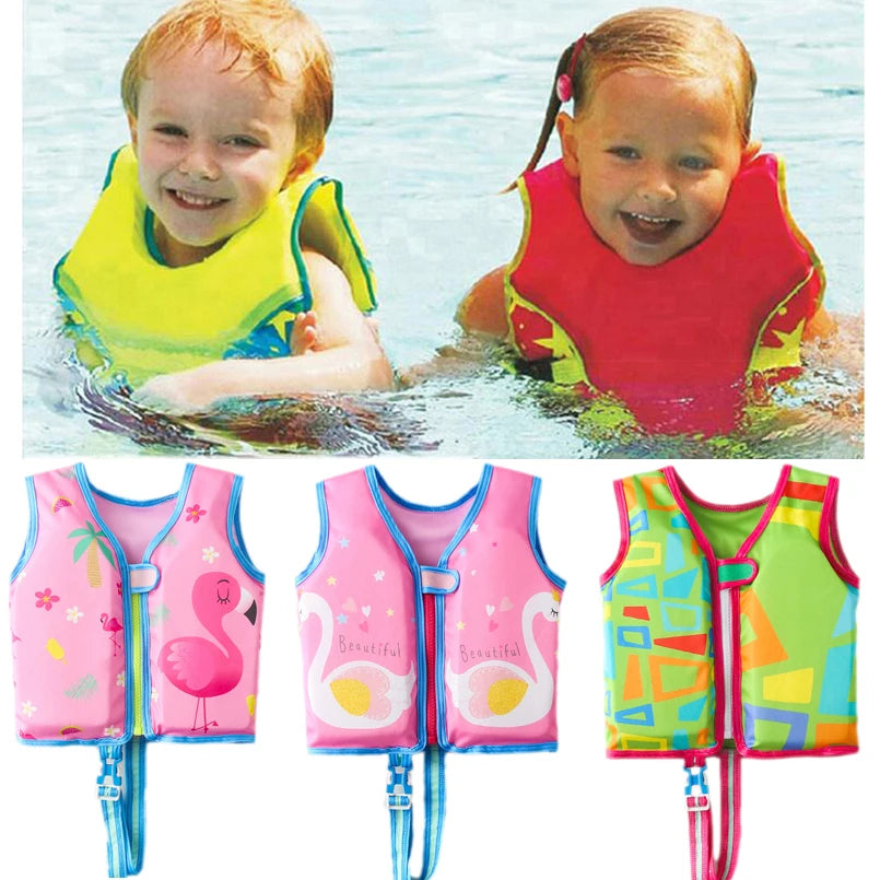 Baby Swim Buoyant Vest Kids Learn Swimming Aids
