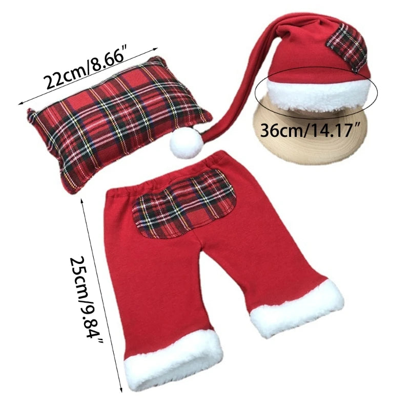 Christmas Outfits Baby Infants Stripe Crochet