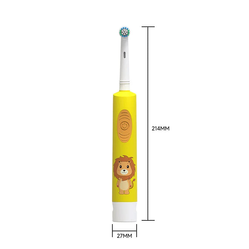 Electric toothbrush, cartoon rotating small head