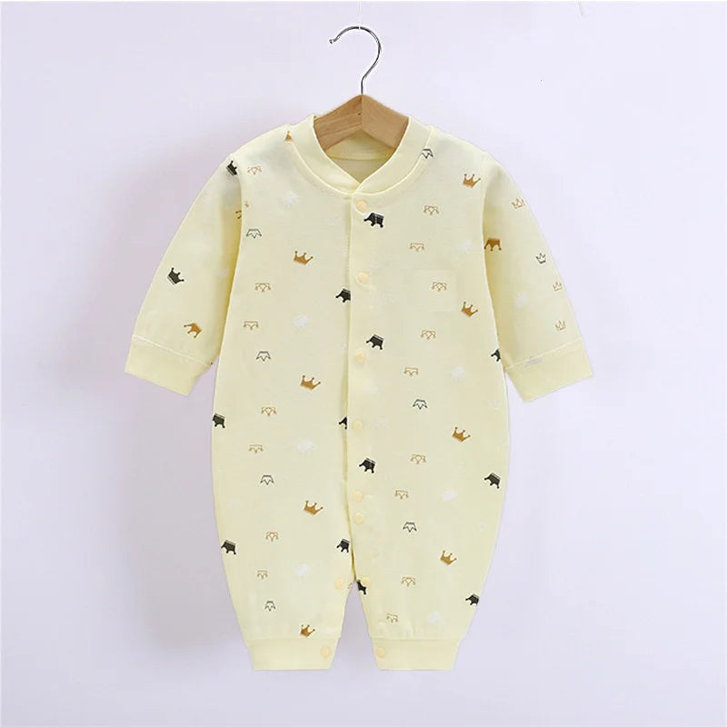 Baby Set 0-24M Neonatal Cartoon Breathable Bodysuit