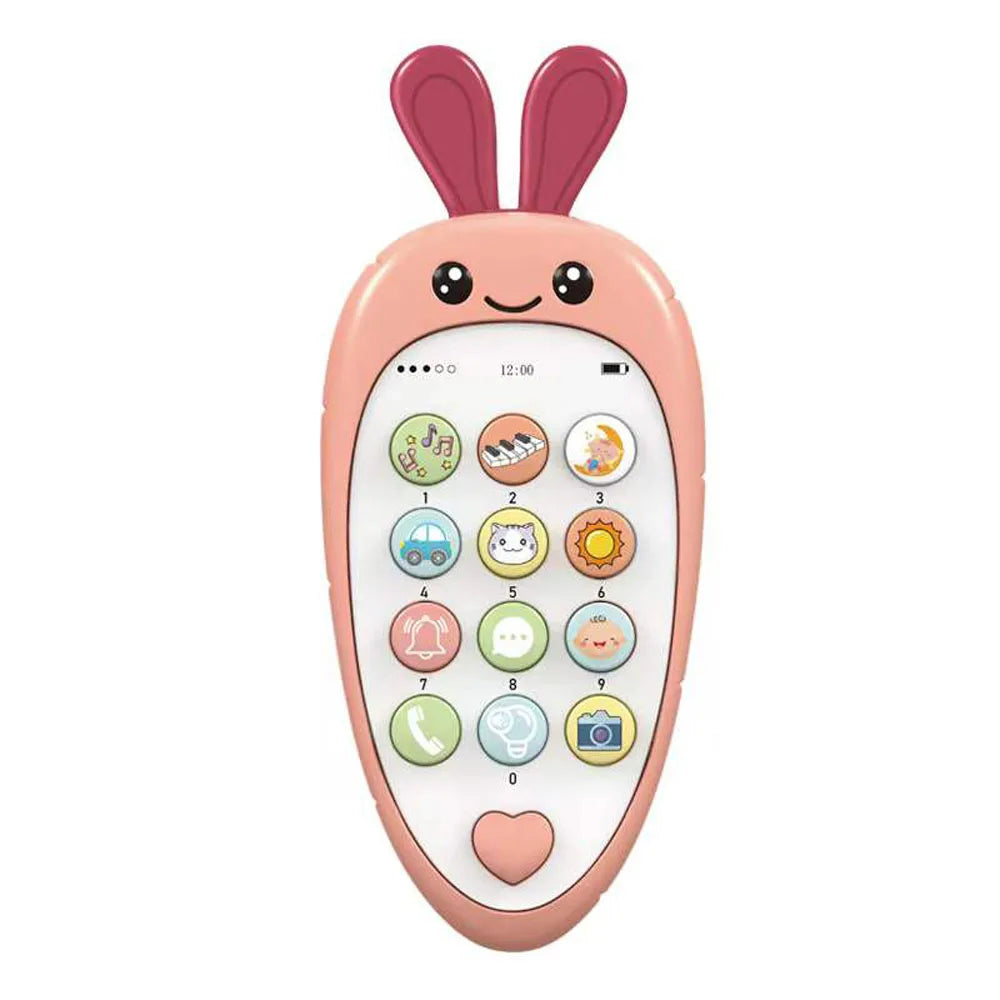 Baby Phone Toys Bilingual Music Telephone Sleeping Artifact Simulation Phone for Kids Infant Early Educational Toy Kids Gifts