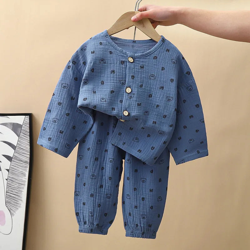 Baby Cotton Home Wear Outfit Set  0-10T