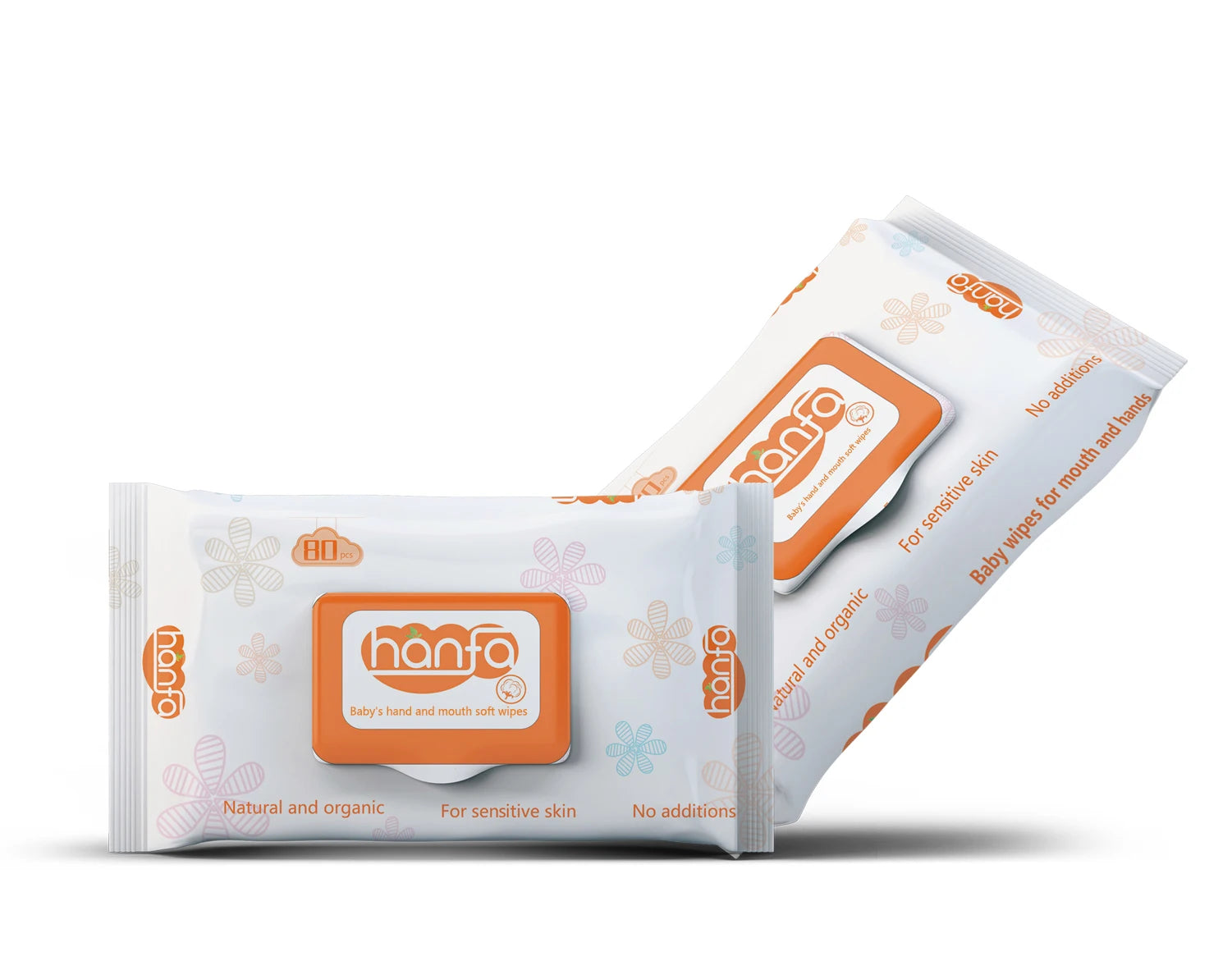 Baby Wipes, Water Based Baby Diaper Wipes, Biodegradable White Hypoallergenic and Unscented, 80 Count