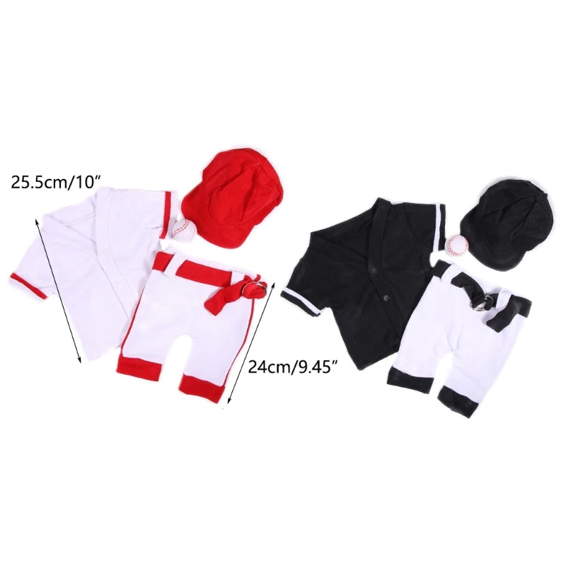 Newborn Costume for Photography Baby Baseball Uniform