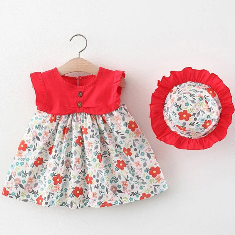 Baby Girls Dresses Summer Dress Newborn Toddler Children Clothes Kids Princess Party Fashion Outfit 1 2 3 Year Dresses Bow Dot
