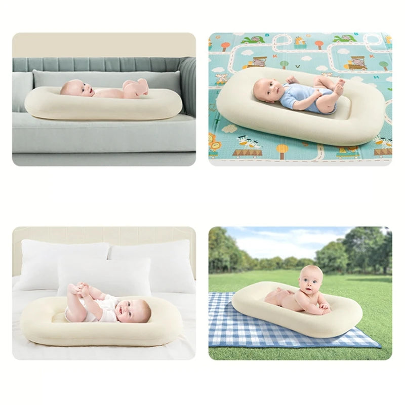 Baby Lounger Nest Bed Portable Crib Travel Bed Infant Toddler Cotton for Newborn Bassinet Sleeper