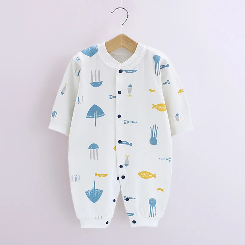 Baby Set 0-24M Neonatal Cartoon Breathable Bodysuit