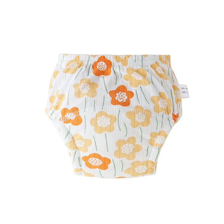 Baby Cotton Diapers Reusable Kids Training Pants Waterproof Underwear Boys Girls Washable Toilet Pants Nappy Changing Panties
