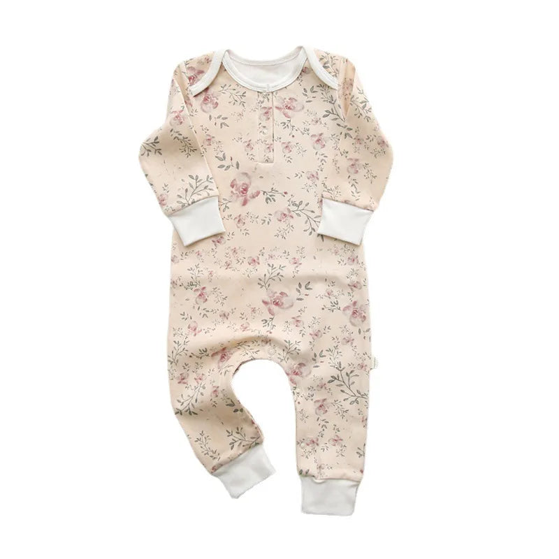 Nordic Style Cotton Comfortable Baby Autumn Bodysuit