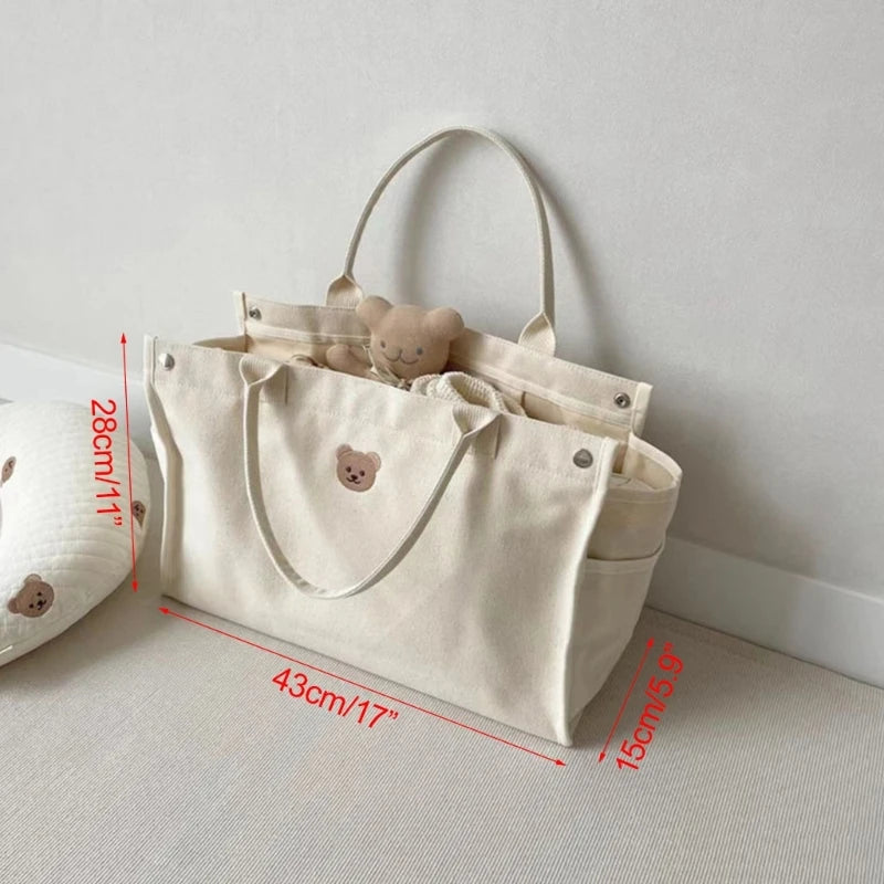Large Capacity Mommy Bag Travel Handbag Baby Diaper Bag Canvas Organiser Drop Shipping
