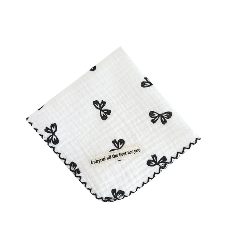Cotton  Towel Newborn Baby Items Muslin Baby Bibs Handkerchief Soft Saliva Towel  Feeding Burp Cloths Facecloth