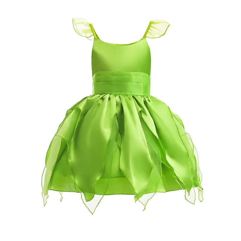 Fairy Costume for Girls Princess Tinker Bell Elf Wings Headband