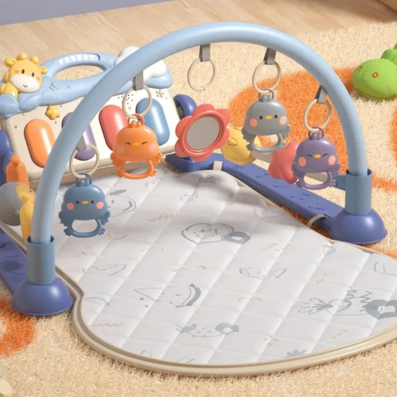 Baby Music Rack Play Mat Puzzle Carpet With Piano Keyboard Kids Infant Playmat Gym Crawling Activity Rug Toys Crawling Game Pad