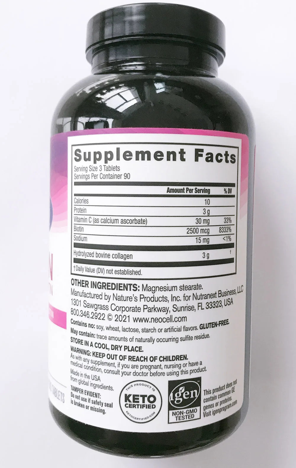 Super Collagen Vitamin C & Biotin Healthy Skin Hair Nails 270 Tablets