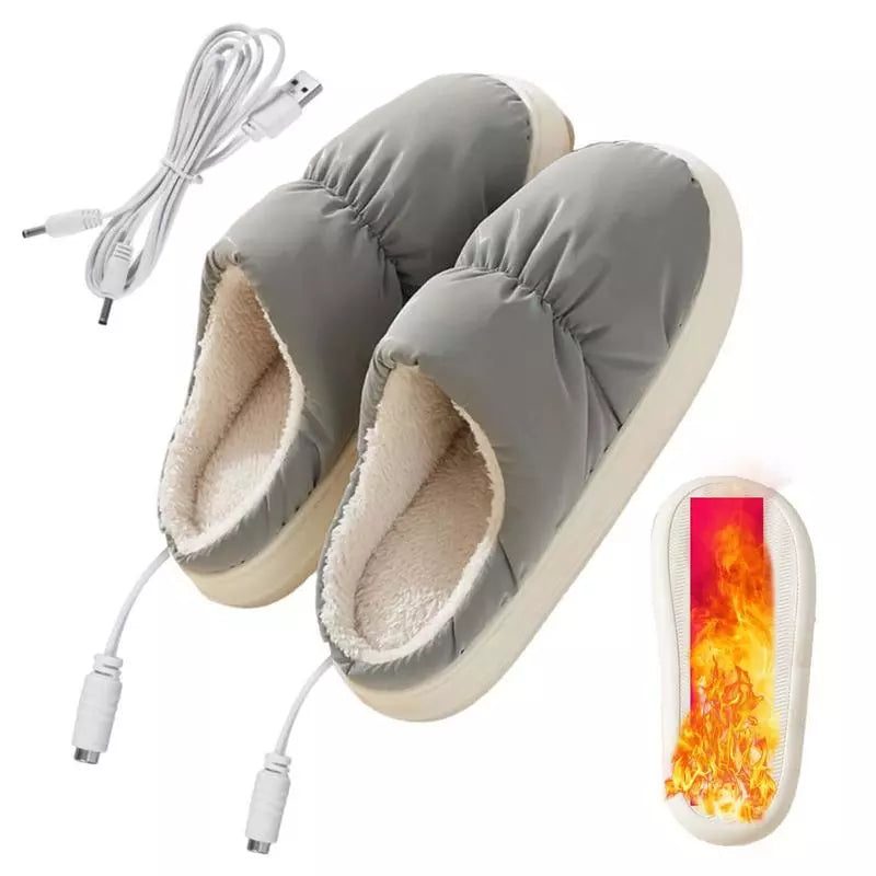 Heated Slippers Electric Heating Slippers USB Foot Warmer Boots Heated Slipper Boot For Men And Women Winter Gifts Christmas