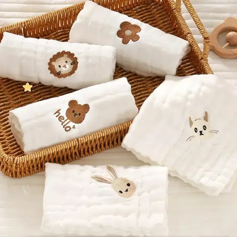 Cotton Newborn Baby Towels Saliva Towel Nursing Towel Baby Boys Girls Bebe Toalha Washcloth Handkerchief Cloth Wipes