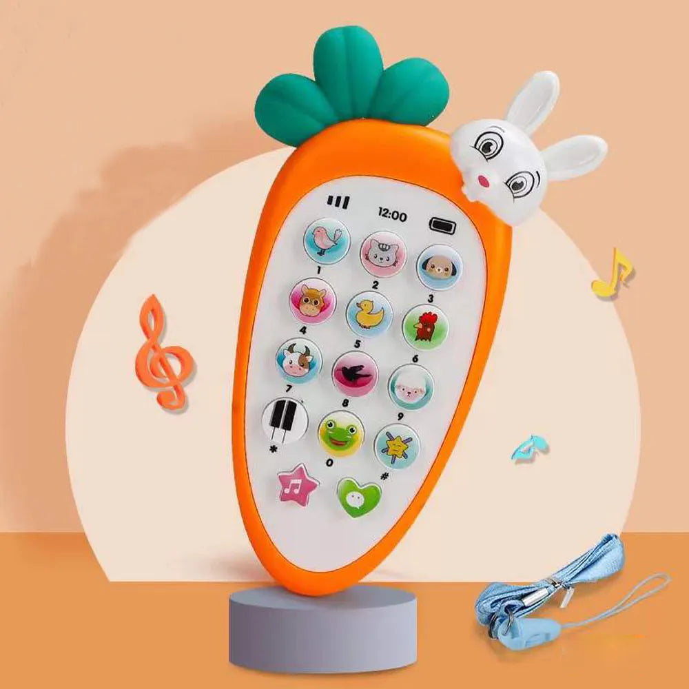 Baby Phone Toys Bilingual Music Telephone Sleeping Artifact Simulation Phone for Kids Infant Early Educational Toy Kids Gifts