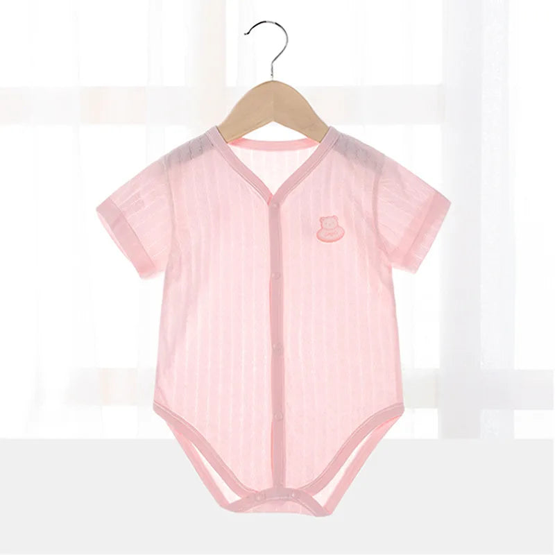 Newborn Baby Bodysuits for Summer Thin Outwear Clothes