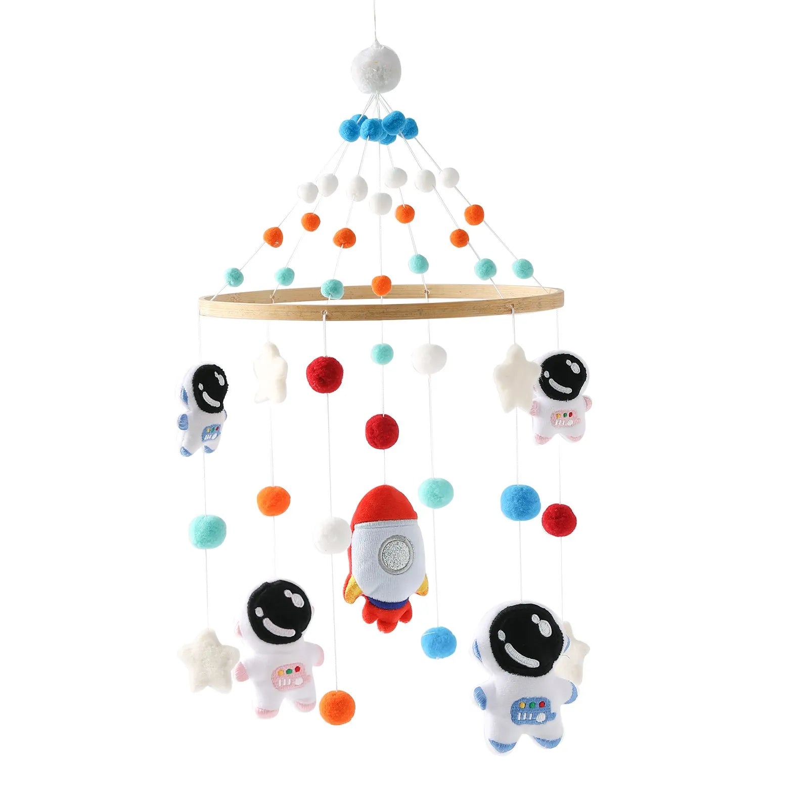 Baby Rattle Toy 0-12 Months Wooden Mobile On The Bed Newborn Music Box Bed Bell Hanging Toys Holder Bracket Infant Crib Boy Toys