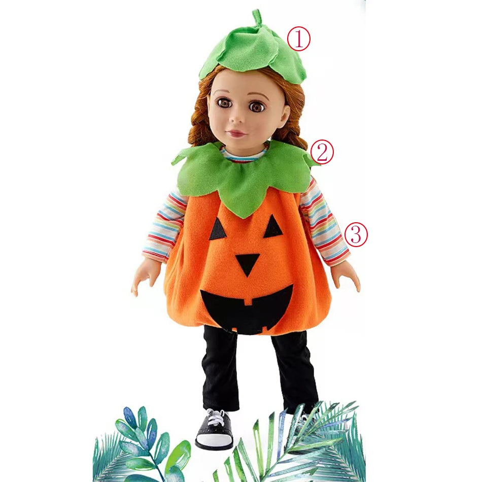 Halloween Costumes Baby Pumpkin Jumpsuit 0-3T