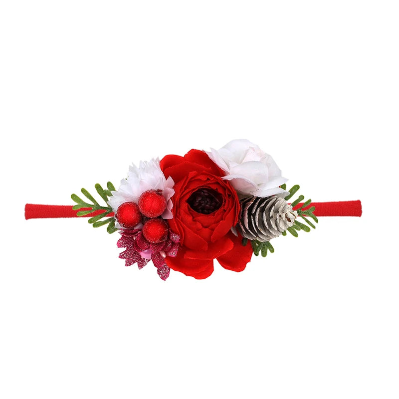 Baby Girl Headband Newborn Elastic Flower Toddler Hair Band Kids Headwear Nylon Girls Soft Hairbands Children Hair Accessories