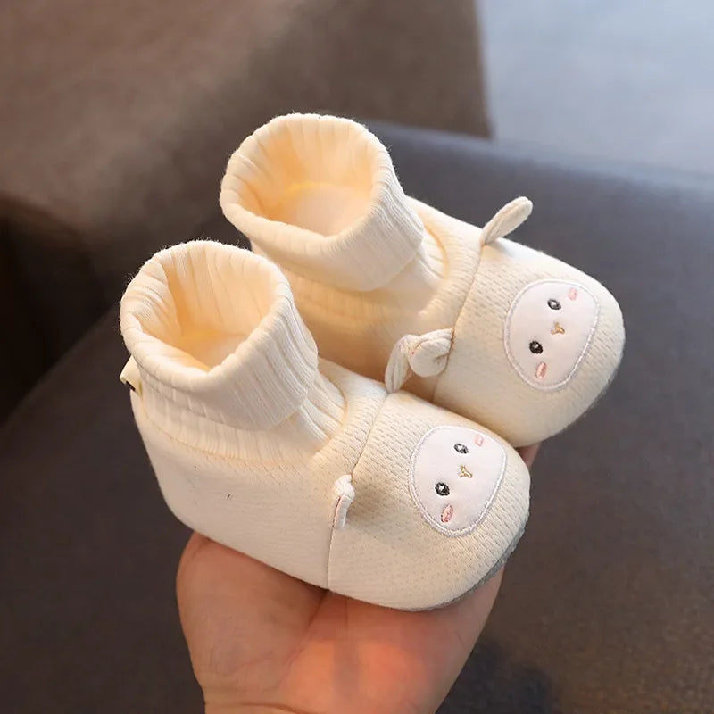 Baby Shoes Spring Autumn Male Female Babies Keep Their Shoes on 6-12 Months Old 0-1 Years Old Cotton Shoe Soft