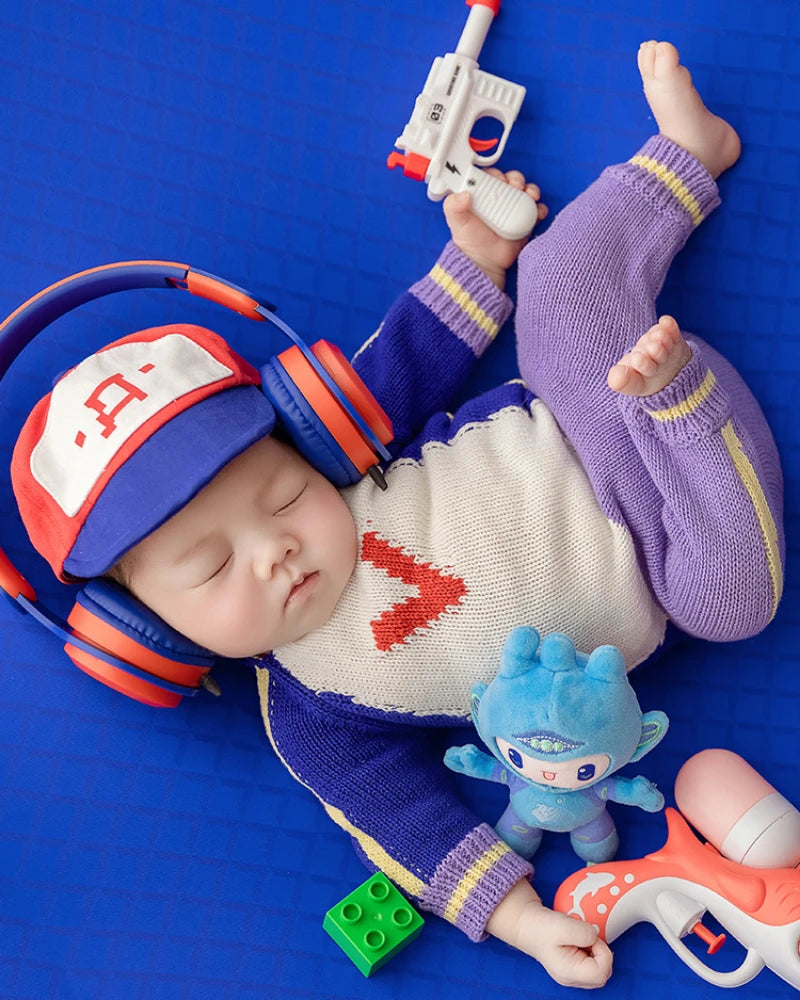Photography props full moon babies photos clothes video games children newborn studios art photography, clothing etc new born
