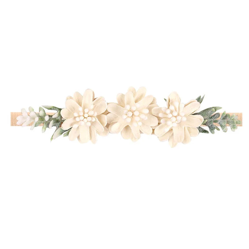 Baby Girl Newborn Elastic Flower Toddler Hair Band