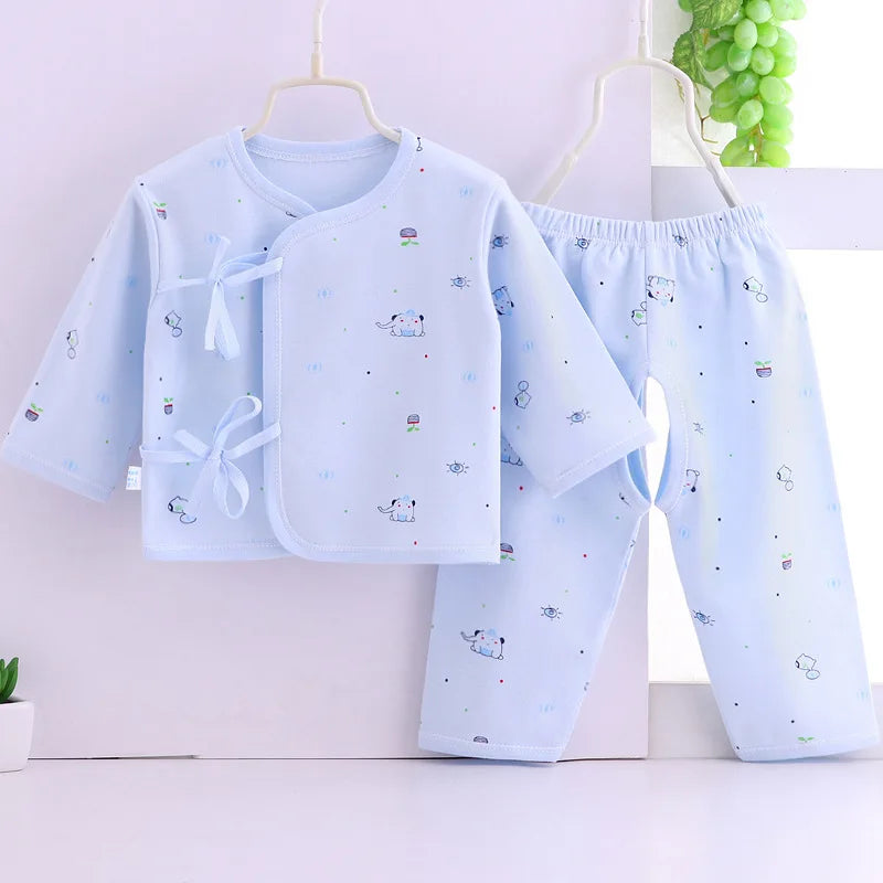 Cotton Tops+Pant 2Pcs Set Soft Underwear