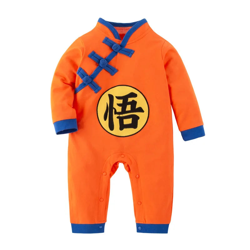 Dragon DBZ Baby Boy Romper Anime Cosplay Costume 3 6 9 12 18 Months
